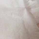 more detailed look on the fabric used on the reusable cotton sanitary pads.