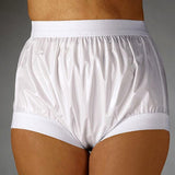 actual product photo of the  Elderly Incontinence Reusable Waterproof Elastic Adult Diapers  in white