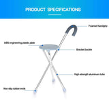 2 in 1 Walking Cane Chair