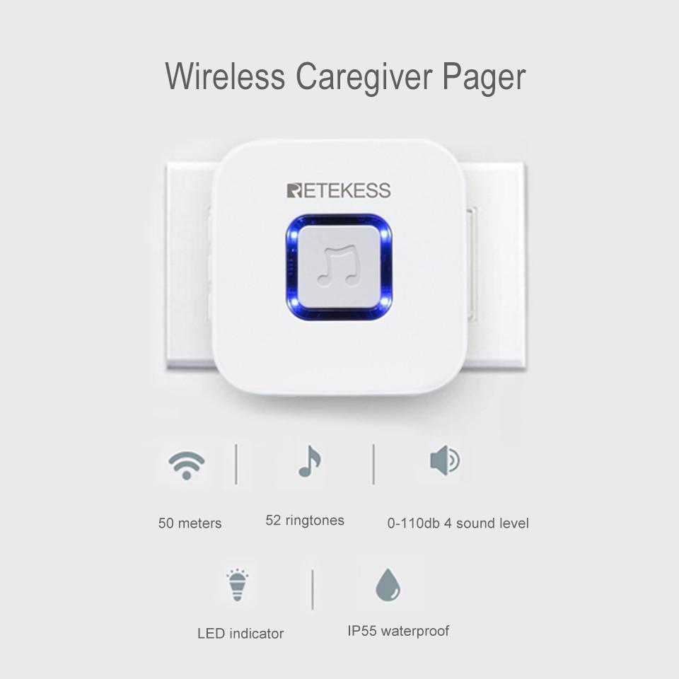 Caregiver Wireless SOS Pager