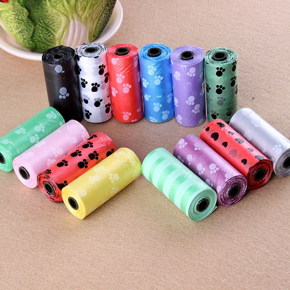 10Roll 150pcs Degradable Pet Waste Poop Bags Dog Cat Clean Up Refill Garbage Bag