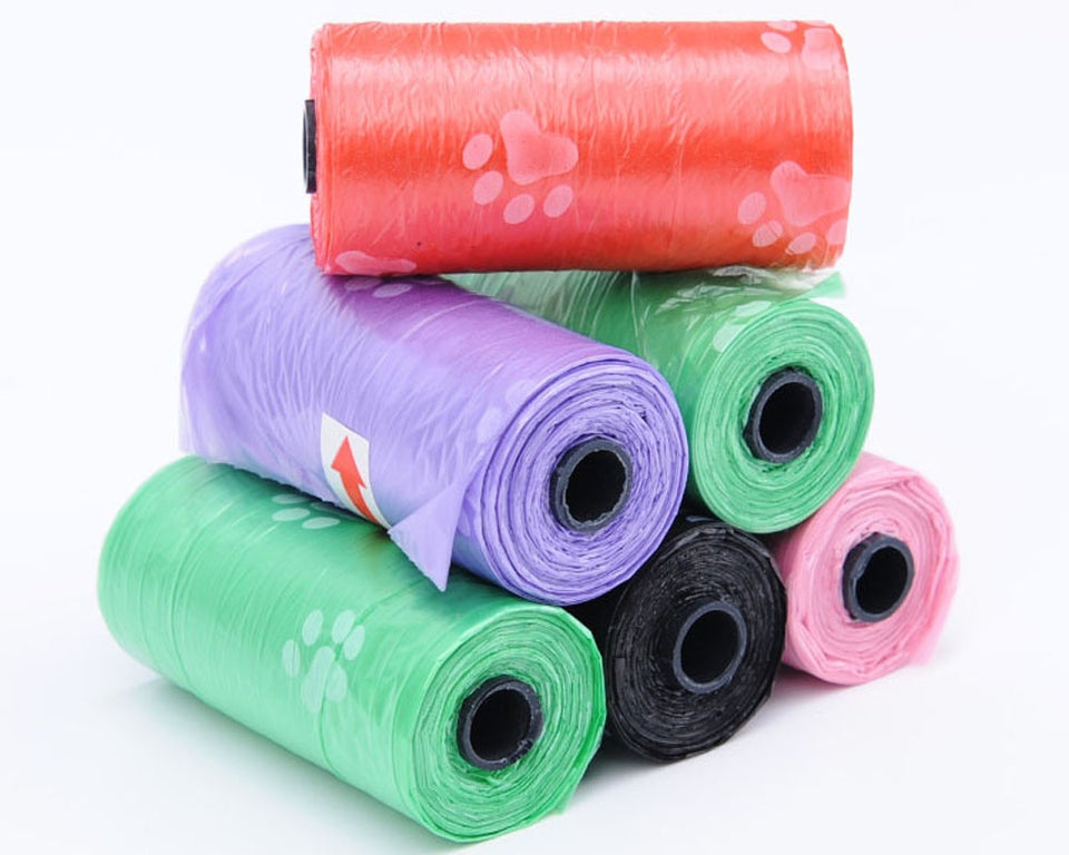 10Roll 150pcs Degradable Pet Waste Poop Bags Dog Cat Clean Up Refill Garbage Bag