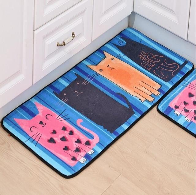 Elderly Toilet Aid Anti-Slip Cat Floor Mat