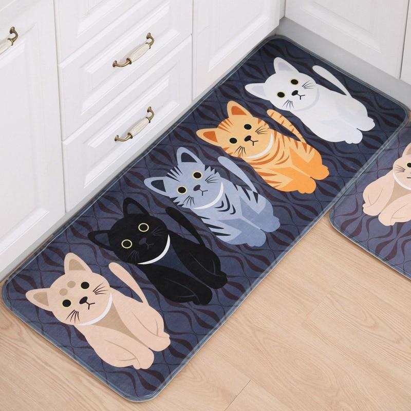 Elderly Toilet Aid Anti-Slip Cat Floor Mat