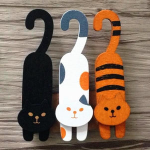 Wooden Kitten Clip