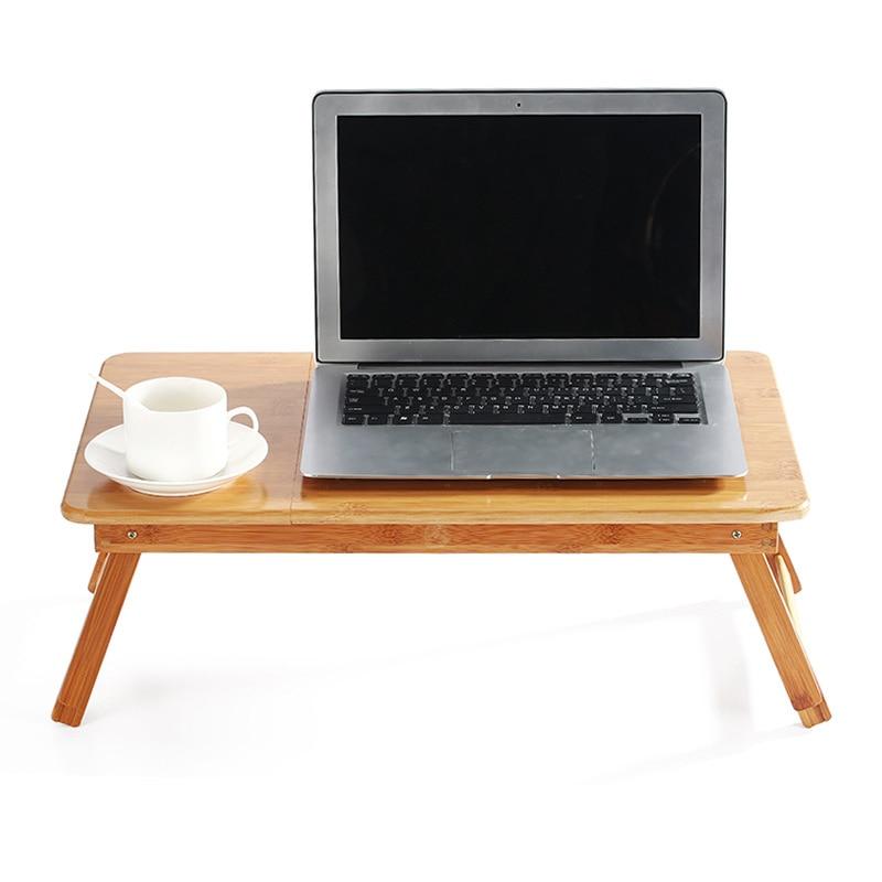 Ergonomic Portable Bamboo Laptop Table