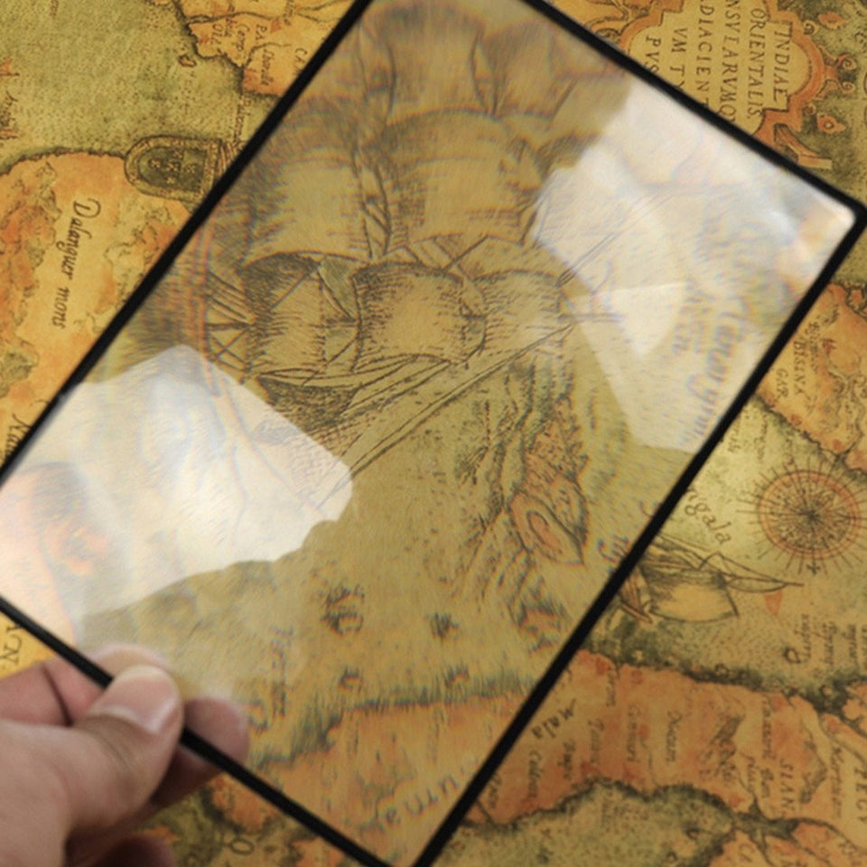 Flat Book Magnifier Lens