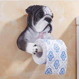 Ceramic Dog Toilet Paper Holder