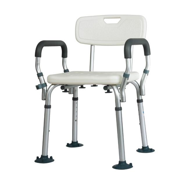 Elderly Bath Aid heavy duty Shower Seat with armrest and backrest