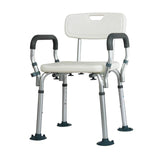 Elderly Bath Aid heavy duty Shower Seat with armrest and backrest
