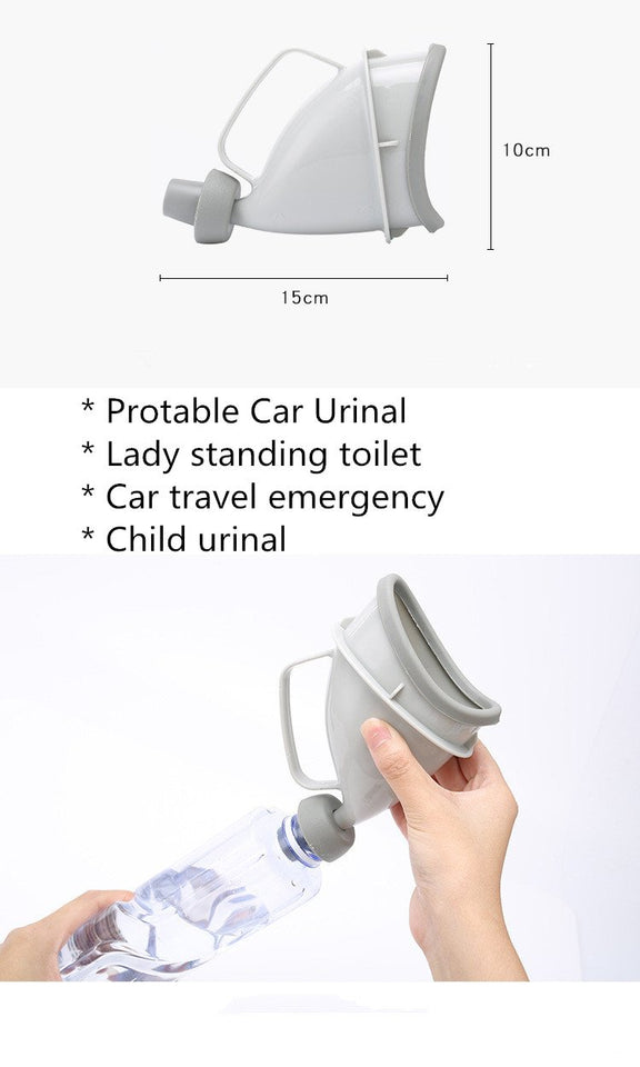 dimensions and features of the urinal funnel. 