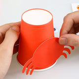 12pcs/set DIY Paper Cup Craft Kit