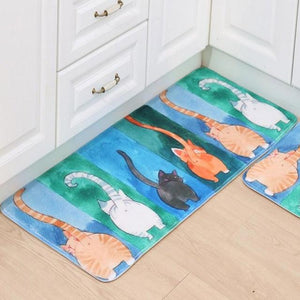 Elderly Toilet Aid Anti-Slip Cat Floor Mat