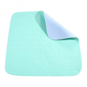 Elderly Incontinence Reusable Waterproof Bed Pad when folded