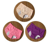 3 Pack Elderly Incontinence Women's  Leakproof Diapers Pants Underwear