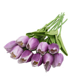 10PCS Artificial Tulip Bouquet