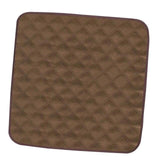 Elderly Incontinence Reusable Chair Pad in the color  light brown.
