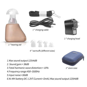In-ear Rechargeable Hearing Aid