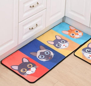 Elderly Toilet Aid Anti-Slip Cat Floor Mat