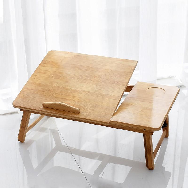 Ergonomic Portable Bamboo Laptop Table
