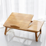 Ergonomic Portable Bamboo Laptop Table