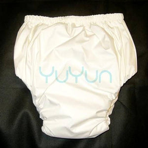 Actual product photo of the men's reusable, flexible, stretchable, leakproof diapers